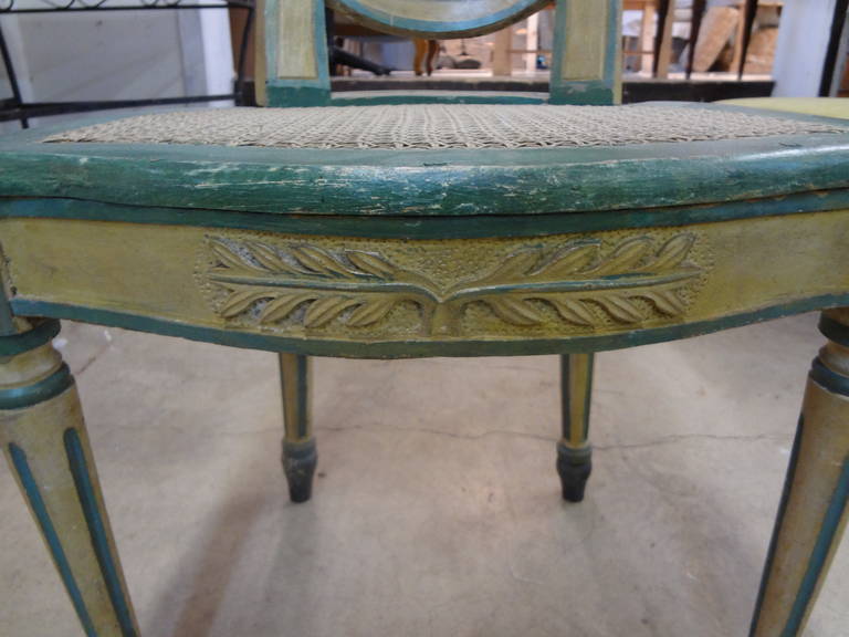 19th Century French Louis XVI Style Chair In Good Condition In Houston, TX