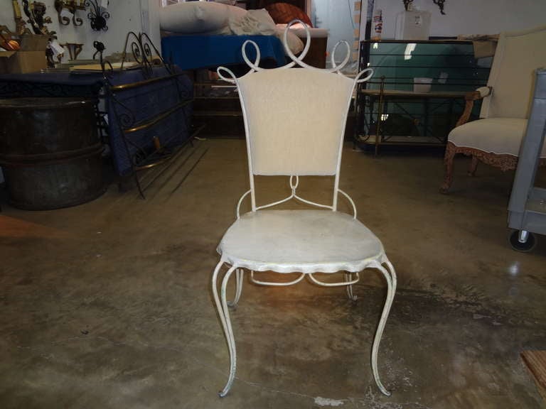 Stylish French Art Deco Hand Forged Wrought Iron Chair by Rene Prou, Gorgeous From Every Angle!

Please click KIRBY ANTIQUES logo below to view additional pieces from our vast inventory.