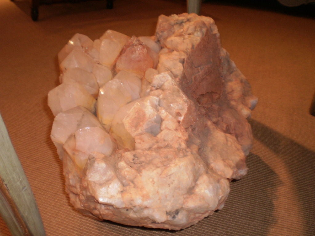 North American Monumental Rock Quartz Crystal Specimen