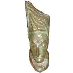 Patinated Mid-Century Bronze Bust by J.D. Murillo 7