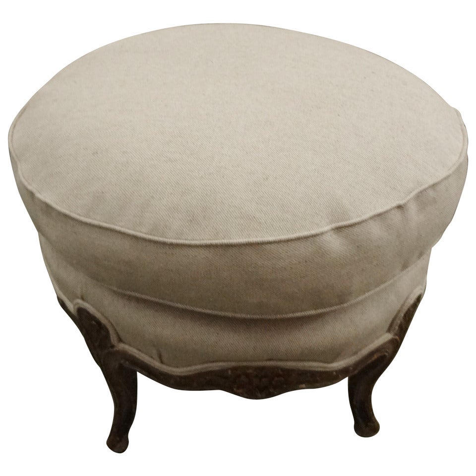 19th Century French Louis XV Style Ottoman