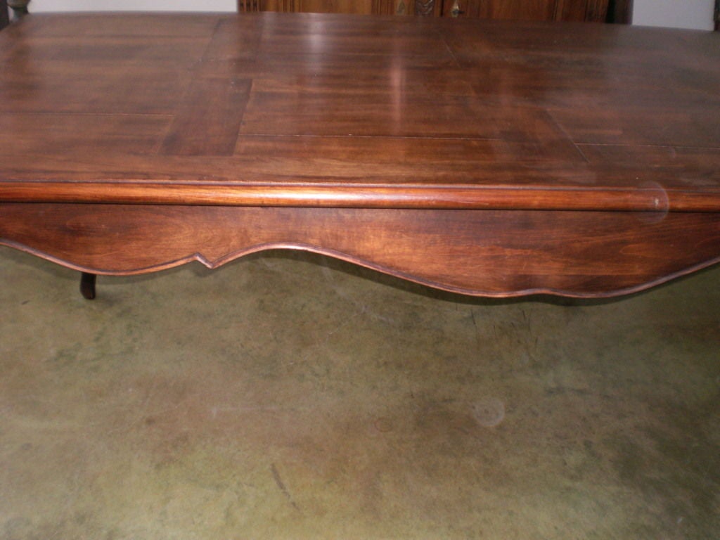 Late 19th Century 19th Century French Louis XV Style Walnut Dining Table