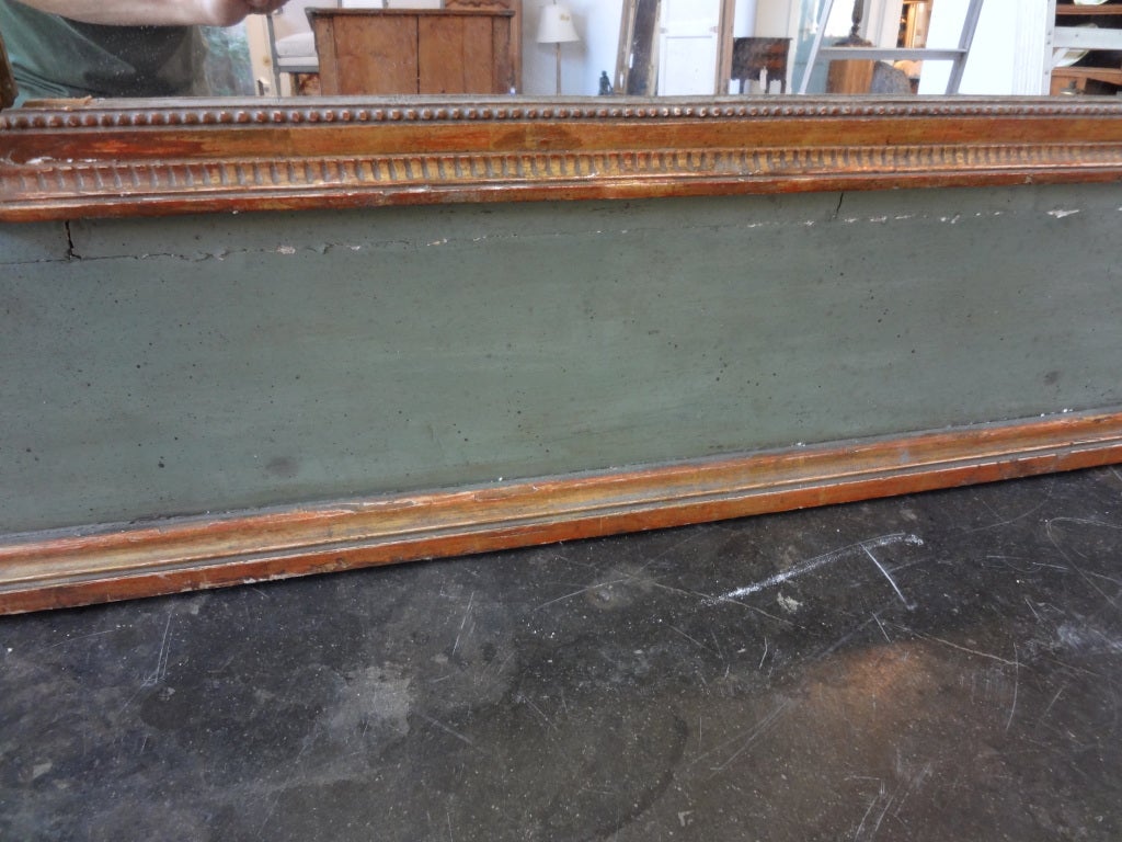 19th Century French Louis XVI Style Grisaille Trumeau For Sale 2