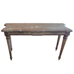 19th Century Italian Louis XVI Style Console Table