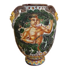 ITALIAN MAJOLICA VESSEL