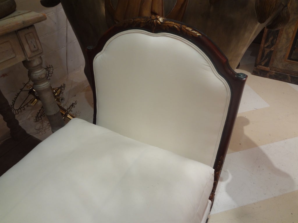 19th Century French Louis XVI Style Chaise Lounge In Good Condition For Sale In Houston, TX