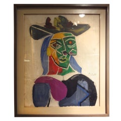 Vintage Picasso Stone Lithograph