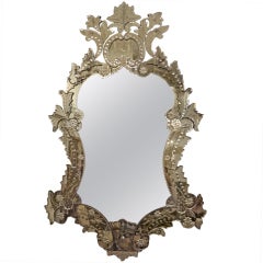 Monumental Venetian Mirror  78.25" H 