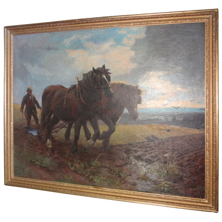 19th Century Oil Painting by Adrian Jones