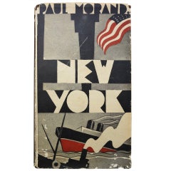 Rare Paul Morand Book, "New York, " 1930