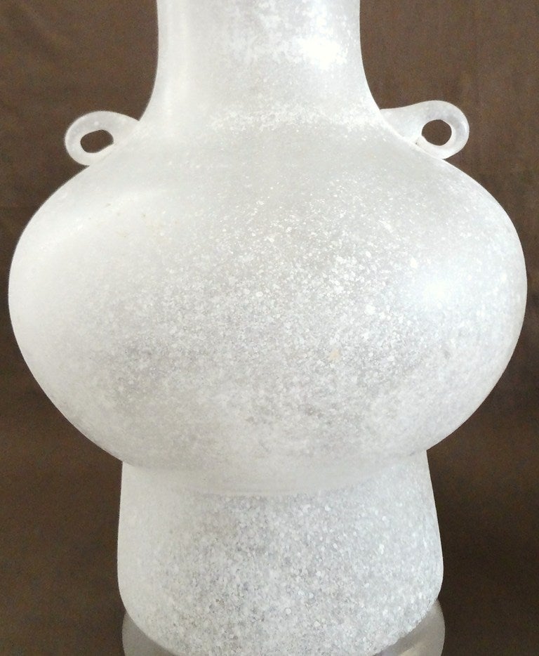 Rare Pair of Karl Springer for Seguso Murano Glass Table Lamps In Excellent Condition In Washington, DC
