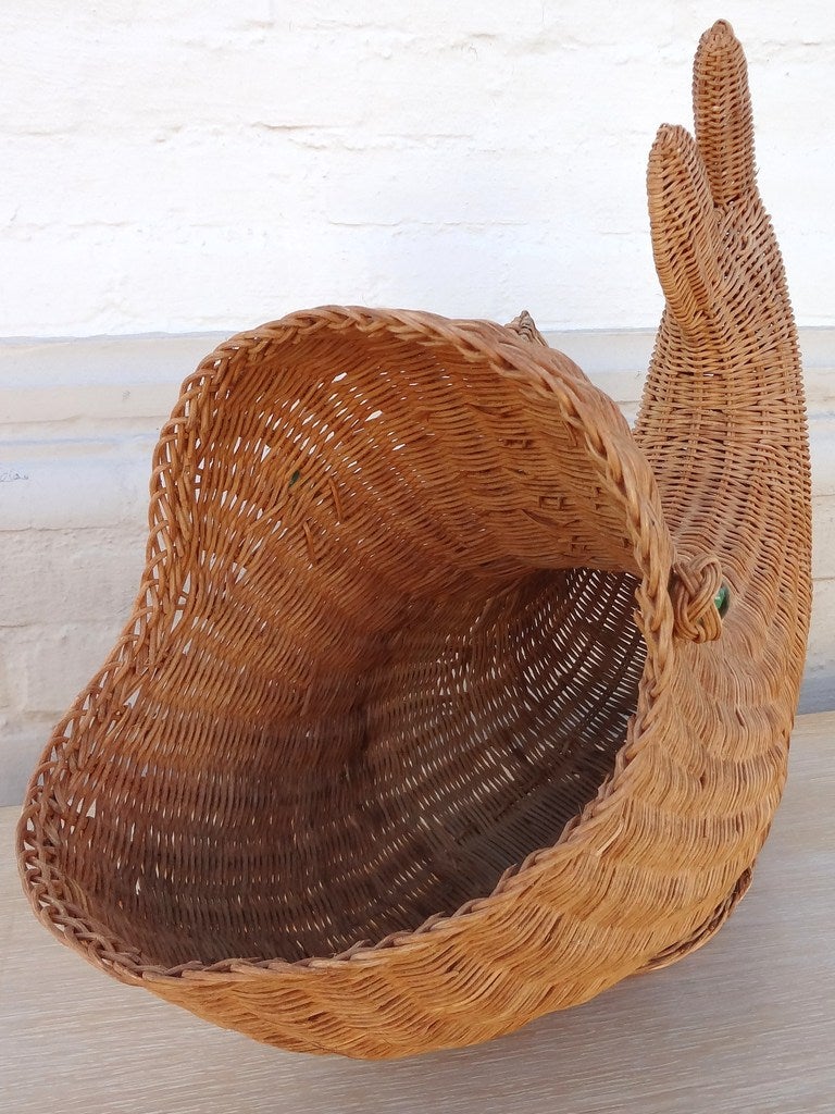 pottery barn whale basket