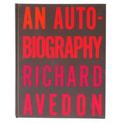 Signed Richard Avedon "An Autobiography, " 1983 First Edition