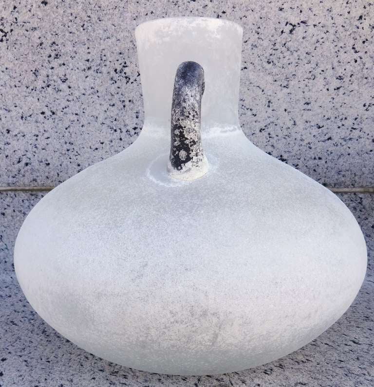 Monumental 1970s Seguso Murano Glass Urn 2