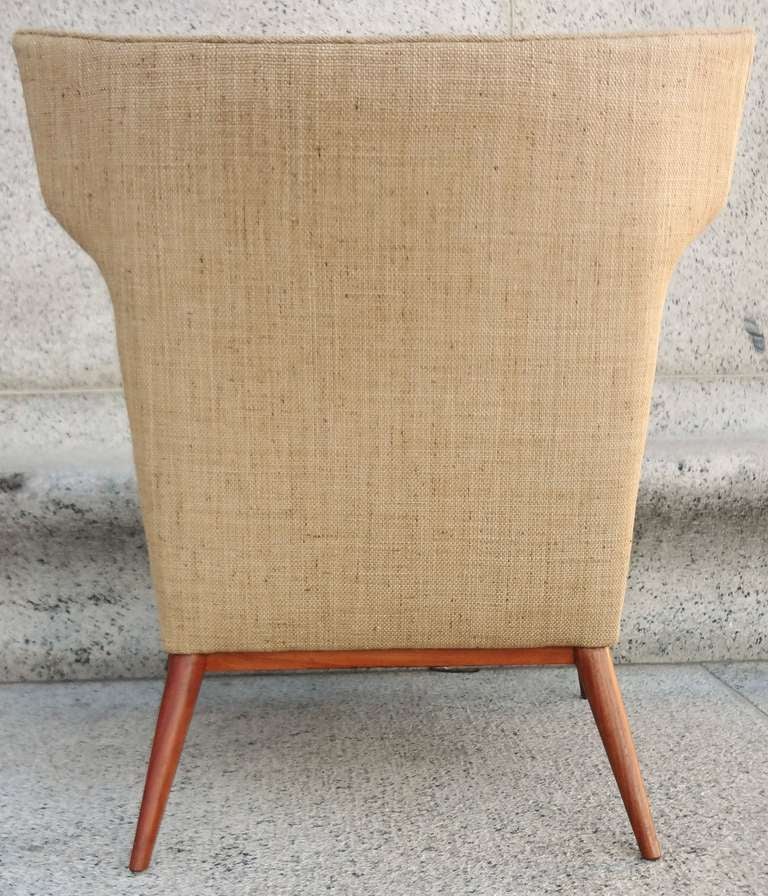 Scarce 1950's Paul McCobb Wingback Lounge Chair, #1329 2