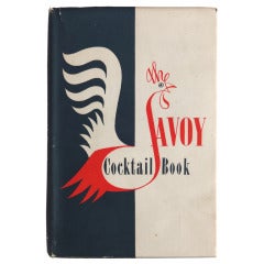 Vintage Scarce "The Savoy Cocktail Book", England, 1952