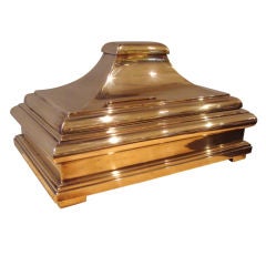 Fabulous Chapman Pagoda Form Brass Box