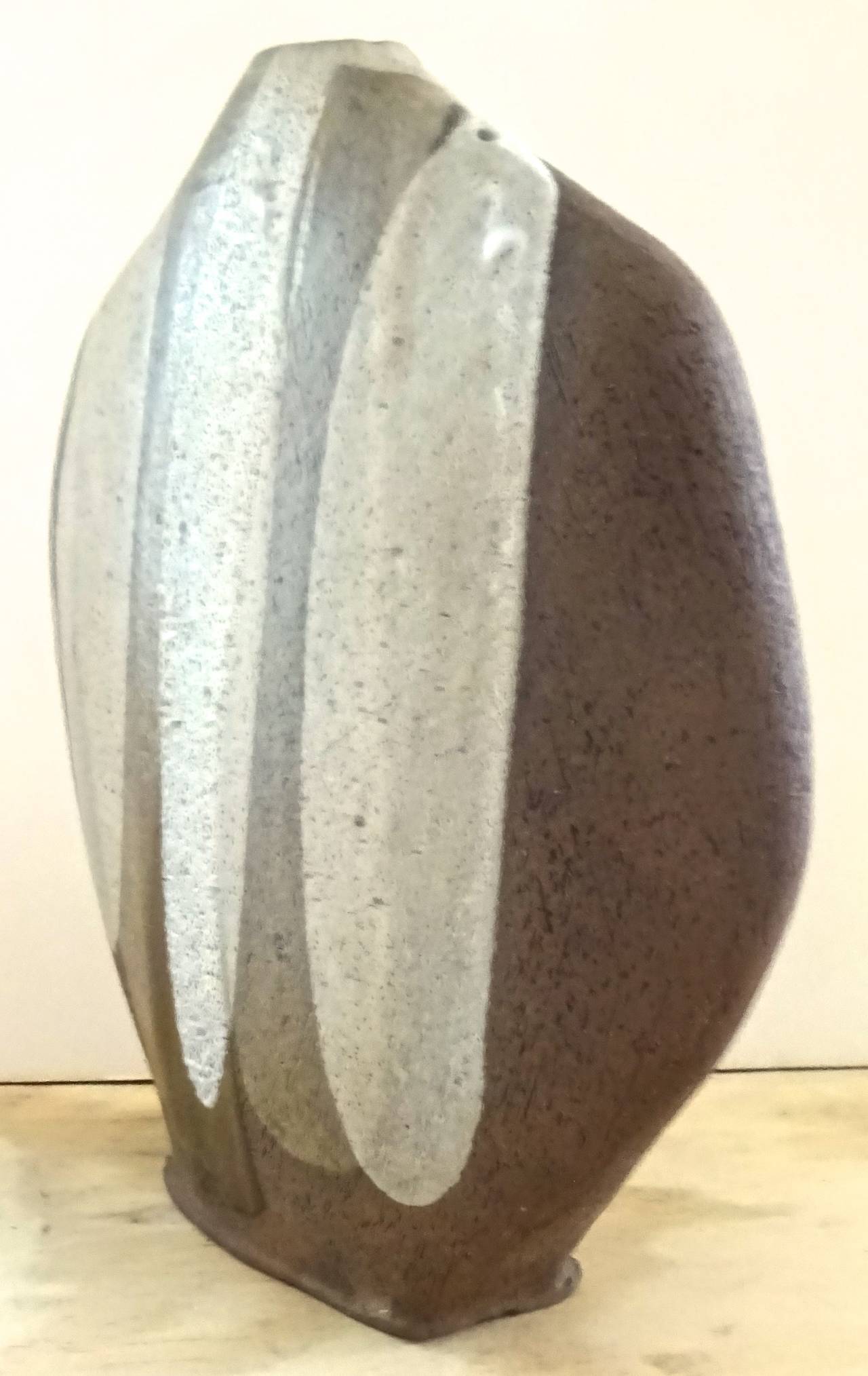 slab pottery vase