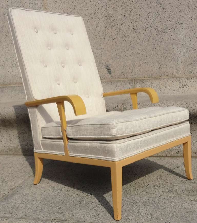 American Rare 1950s Tommi Parzinger High Back Lounge Chair