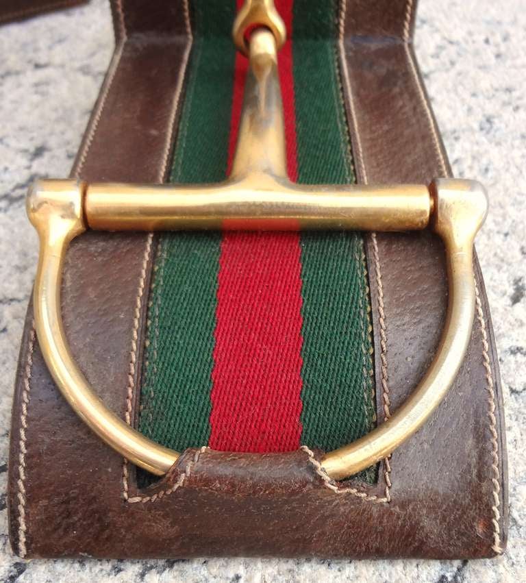 Italian Chic Pair of 1960's Gucci Snaffle Bit Bookends