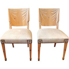 Pair of 1940's Grosfeld House Side Chairs