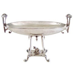 Aesthetic Movement Silver Compote by Simpson Hall Miller C.1870