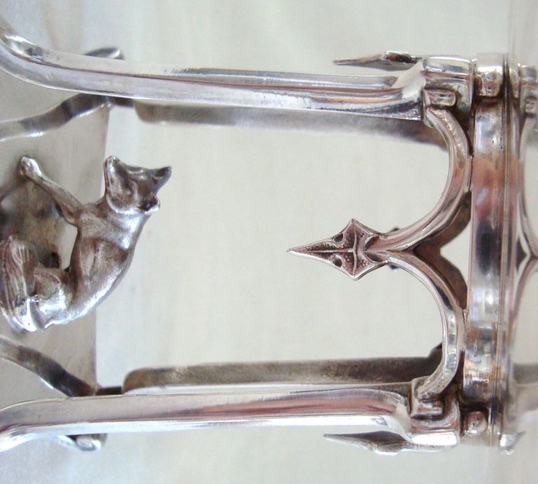Aesthetic Movement Silver Compote by Simpson Hall Miller C.1870 For Sale 2