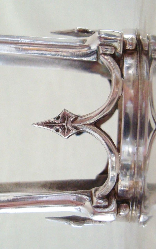 Aesthetic Movement Silver Compote by Simpson Hall Miller C.1870 For Sale 3