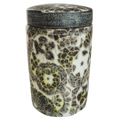 1960
s Nils Thorsson for Royal Copenhagen Art Pottery Covered Jar