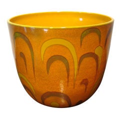 Large 1950's Italian Ceramic Jardiniere