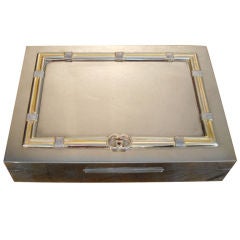 1960
s Gucci Silver Plate Box