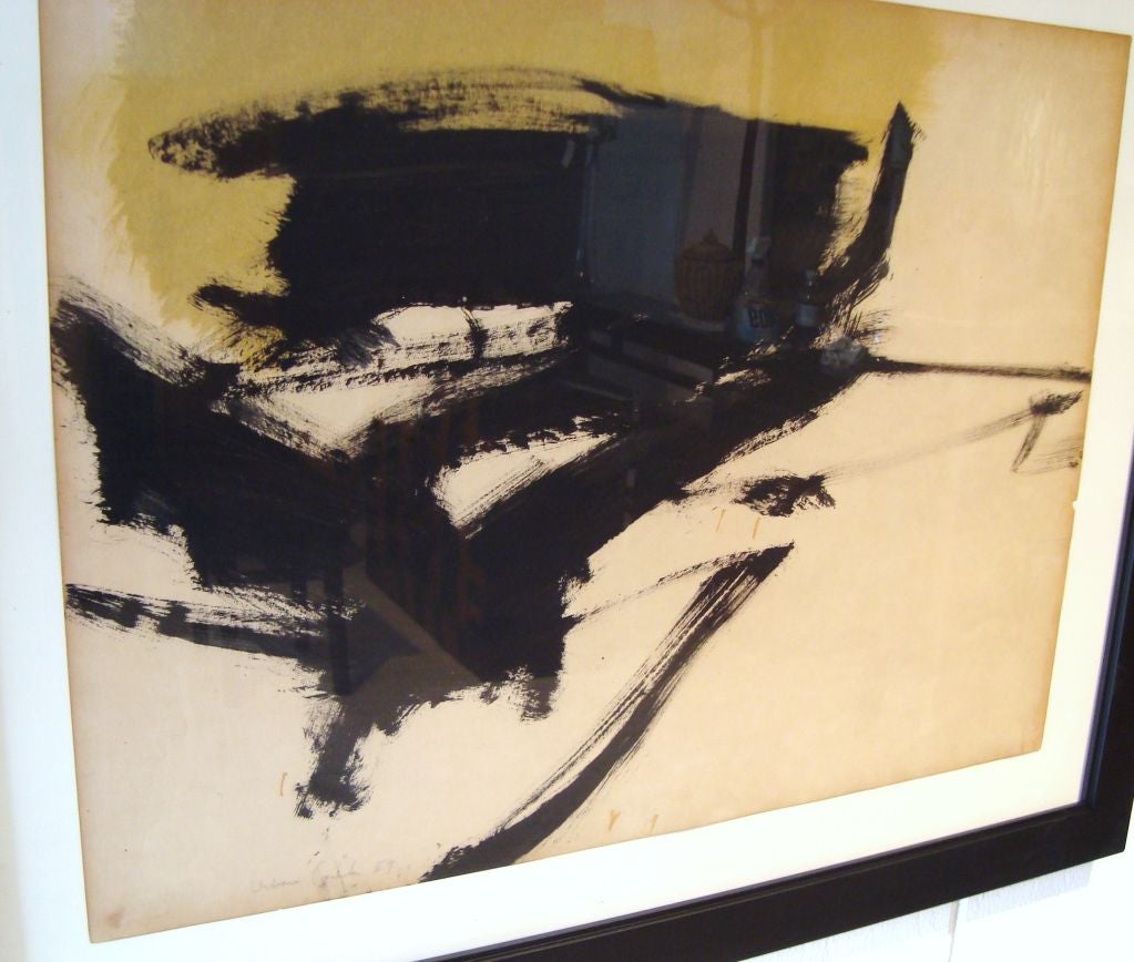 Set of 1950's American Abstract Expressionist Paintings 3