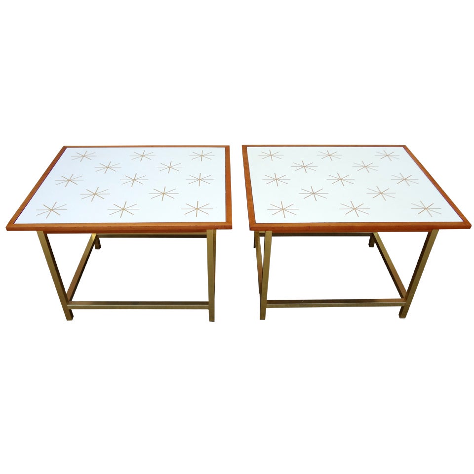 Pair of 1950
s Kipp Stewart Modern Cocktail Tables