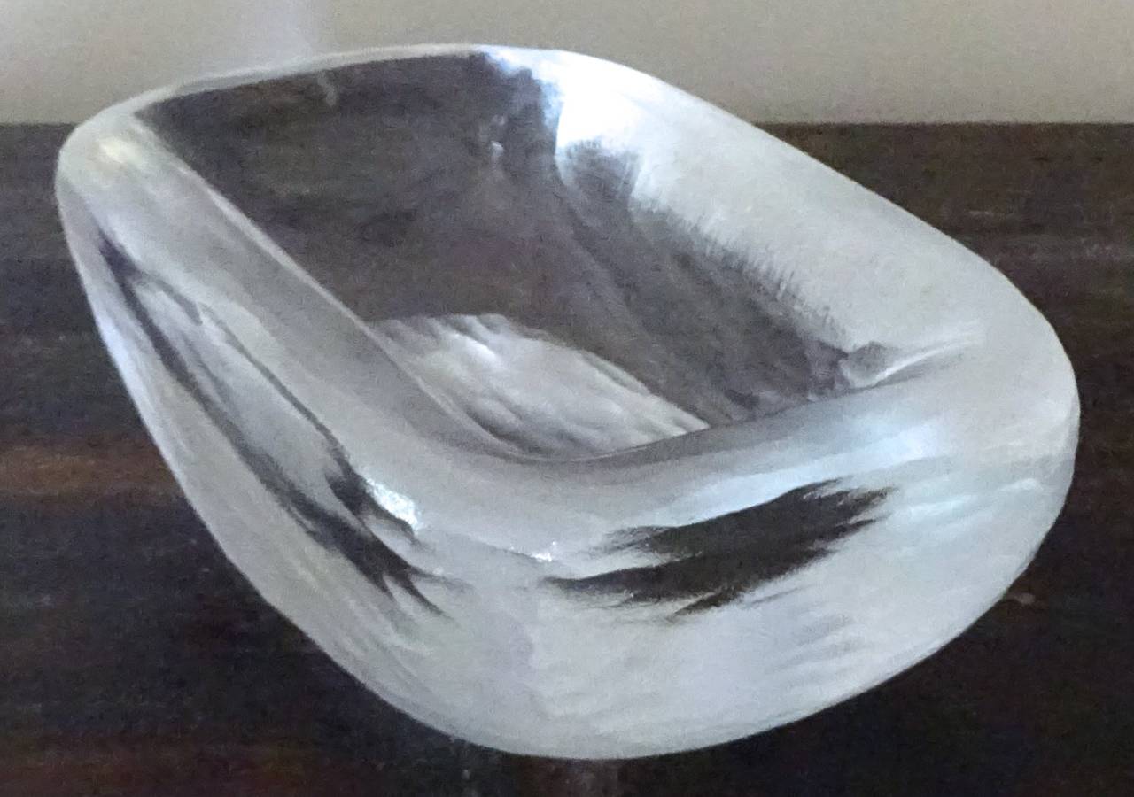 orrefors glass bowl