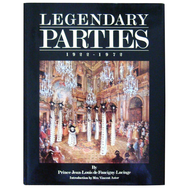 "Legendary Parties 1922-1972" Book For Sale