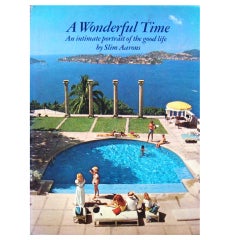 Slim Aarons A Wonderful Time Book, CZ Guest Signed