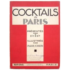 Cocktails De Paris Book