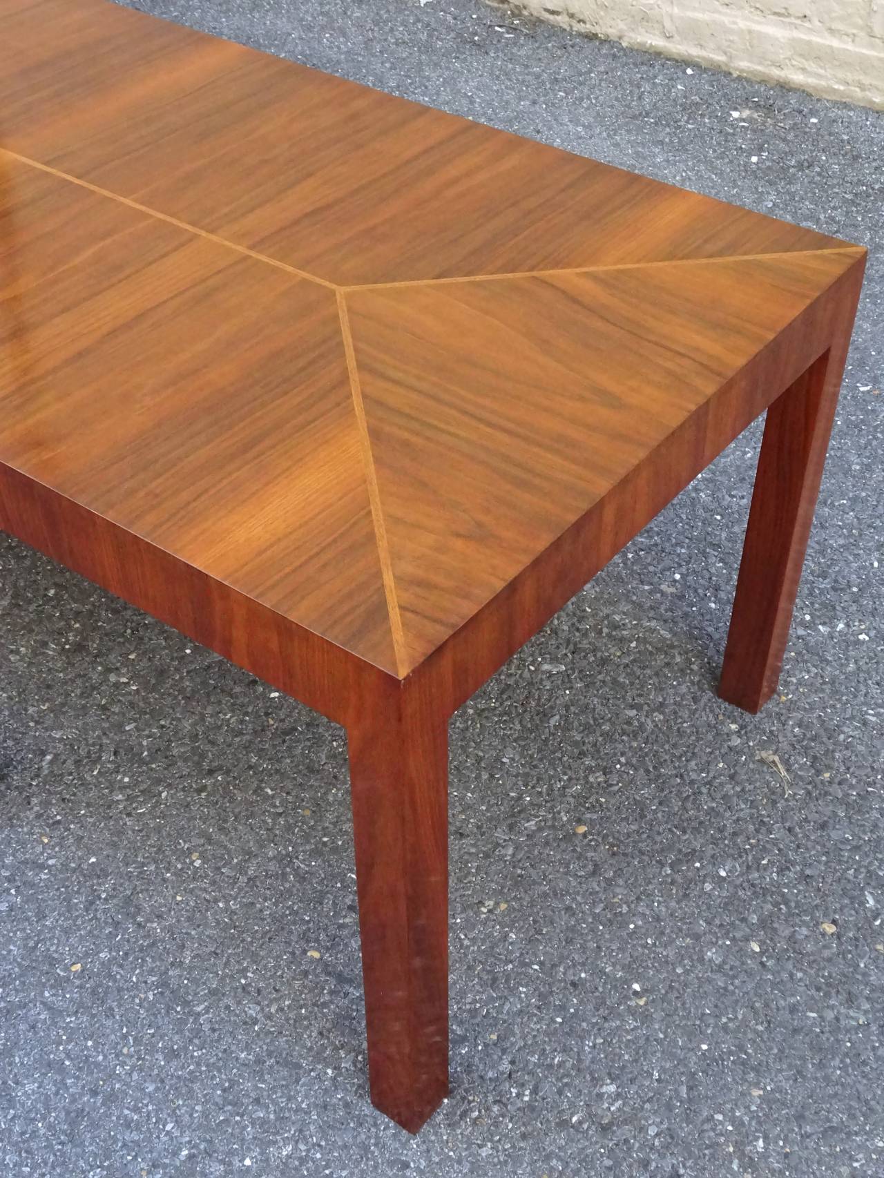Custom Modernist 1950s Cocktail Table after Tommi Parzinger In Excellent Condition For Sale In Washington, DC