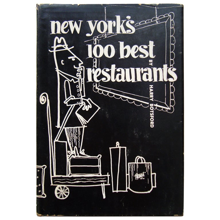 New York's 100 Best Restaurants Book For Sale