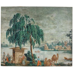 Monumental 18th C. Zuber Wallpaper Panel