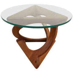 Sculptural 1970s California Studio Teak Puzzle Table