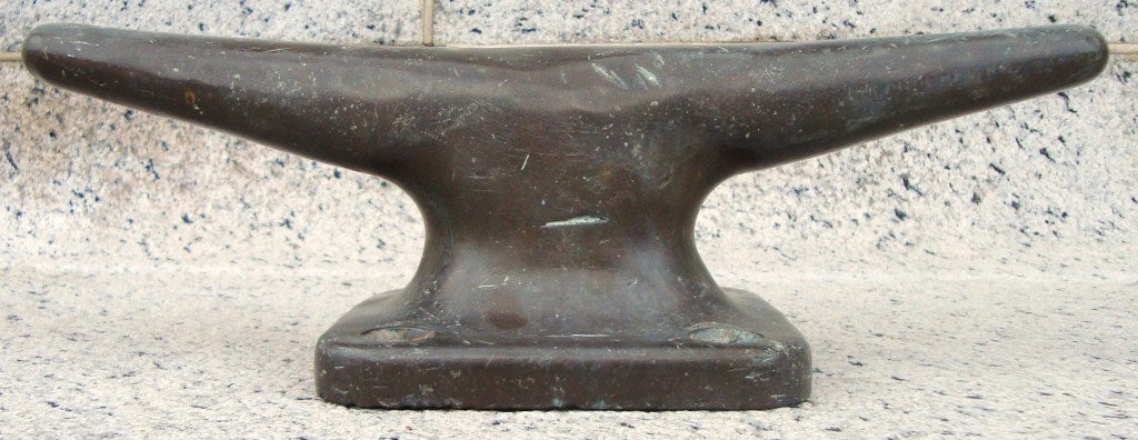 19th C. Bronze Nautical Ship Cleat