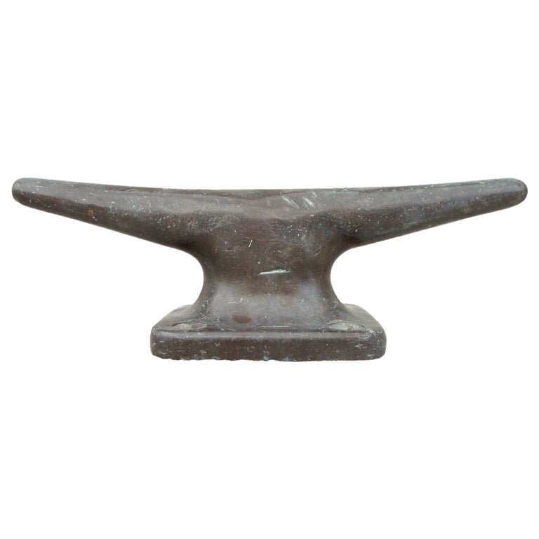 19th C. Bronze Nautical Boat Cleat