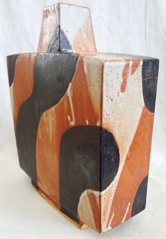 American Graphic 1970's Paul Miklowski Art Pottery Vase