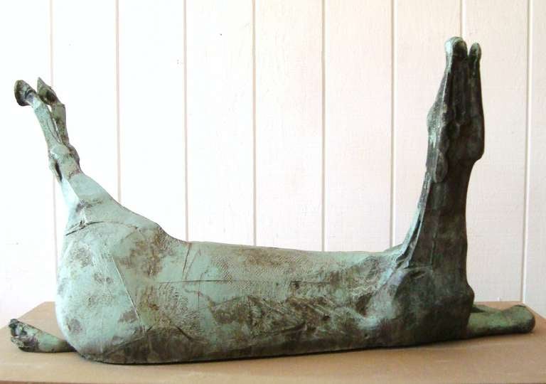 Large 1950's Bronze Horse Sculpture, Remo Rossi (1909-1982)