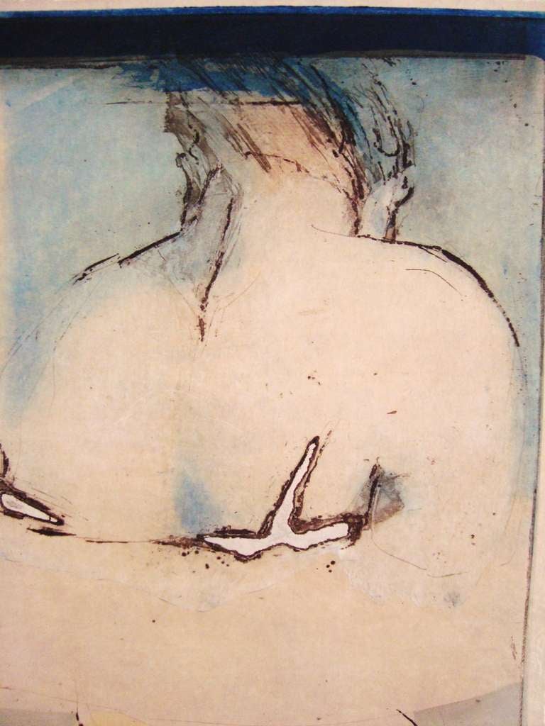 Figural Hand Colored Etching II, S. Canini, France, 1996

Dimensions-
Paper Size: 20