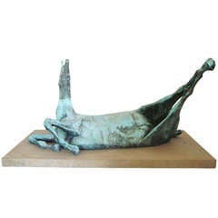 Large 1950's Bronze Horse Sculpture by Remo Rossi (1909-1982)