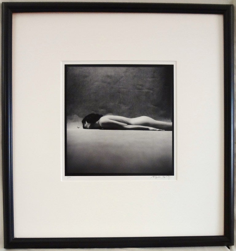 A gorgeous and mysterious silver gelatin print by 20th century master Japanese photographer Eikoh Hosoe (b. 1933), entitled 