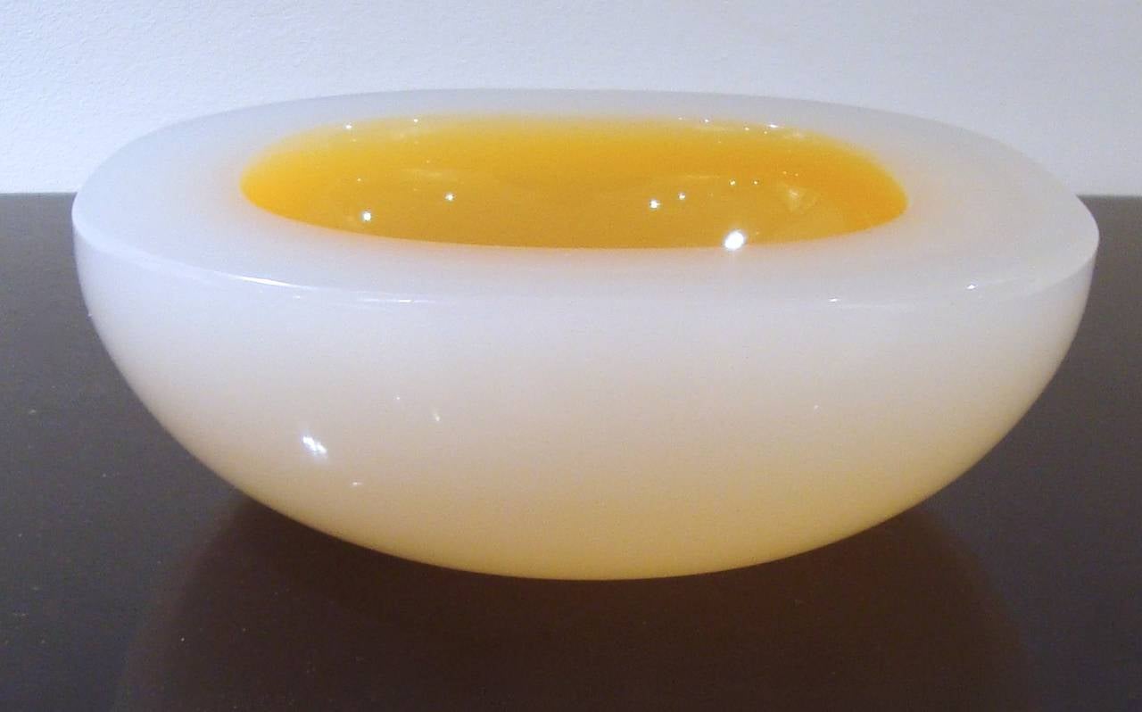Vivid 1950's Cenedese Murano Art Glass Bowl