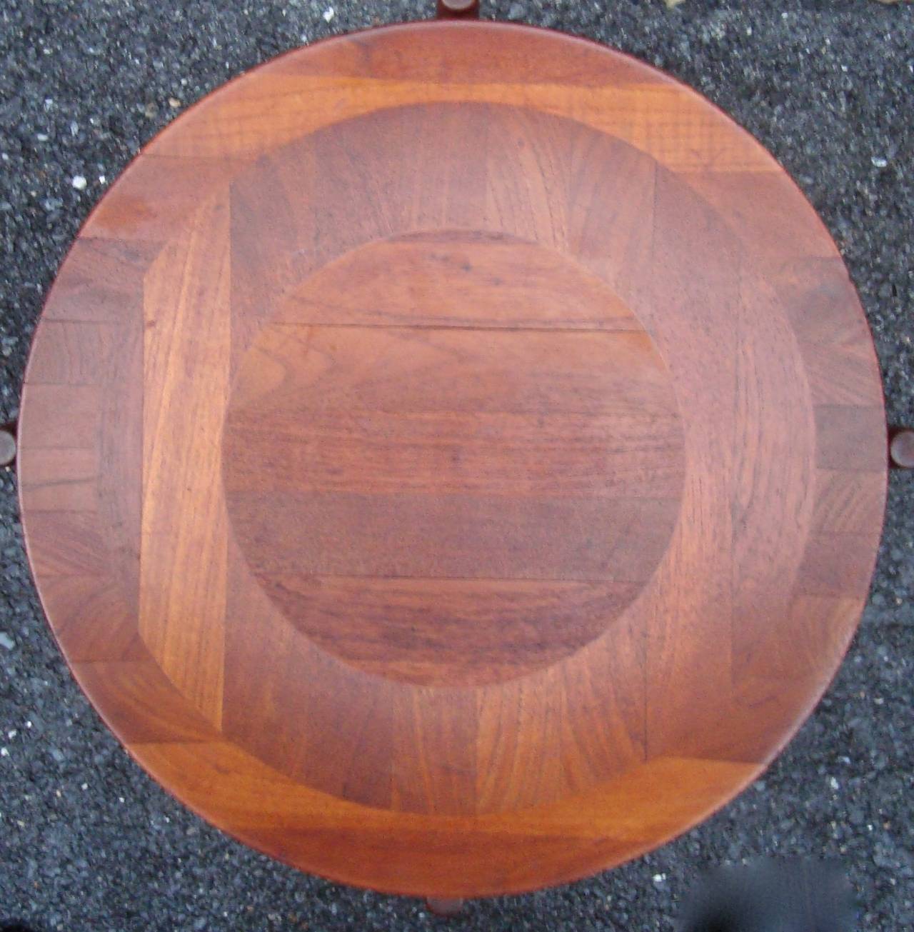 Danish Modern 1950's Jens Quistgaard Teak Tray Table In Excellent Condition In Washington, DC